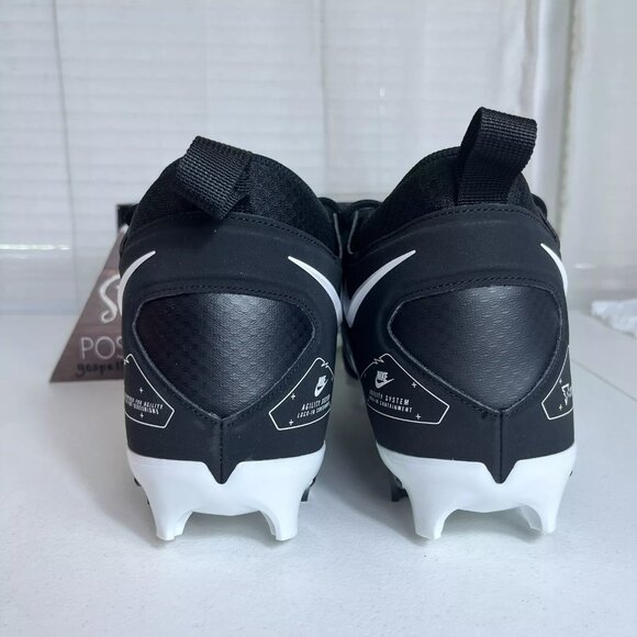 ✅ Nike Alpha Menace Pro 3‎ Black White Football Cleats CT6649-001 Men Size 13 main image 5